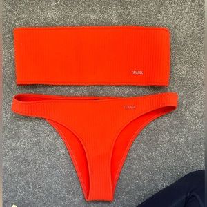 Triangl Bandeau Bikini - MEDIUM Bottoms, SMALL top